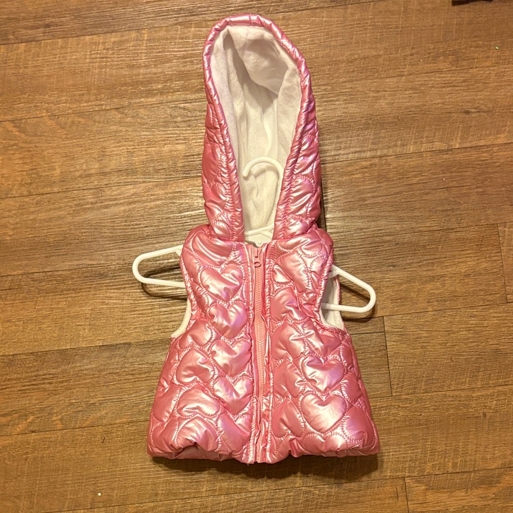 Rachel Zoe Pink Quilted Vest PUFFY